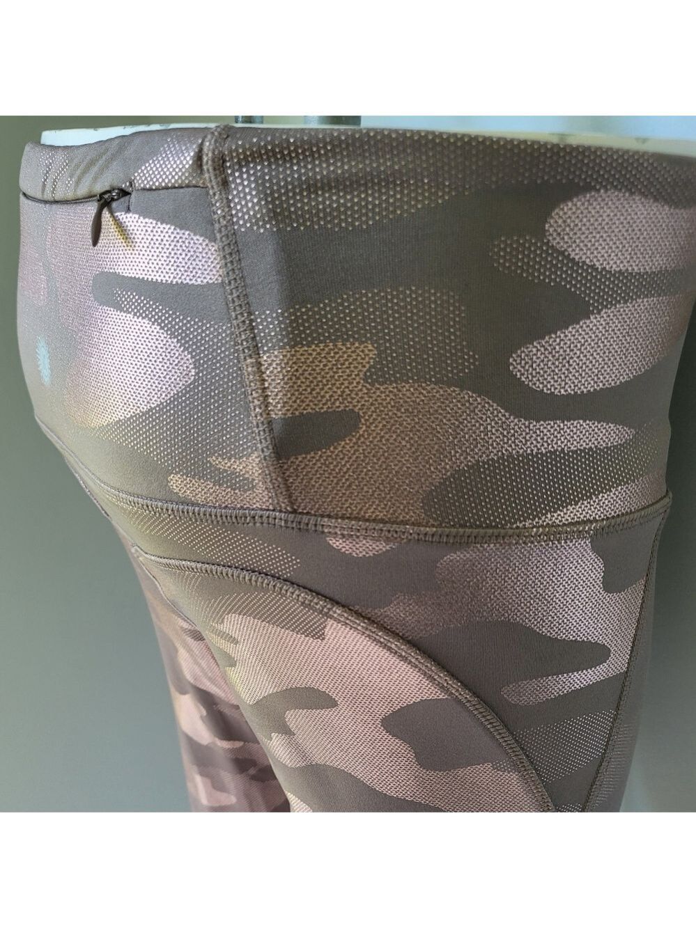 Sommer Ray Rose Gold Metallic Camo Leggings